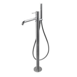 ROUND Zemine Monte Duş Bataryası Chrome