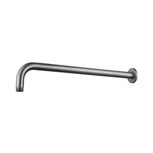 ROUND INOX  Duvardan Duş Başlığı Kolu Brushed Stainless Steel