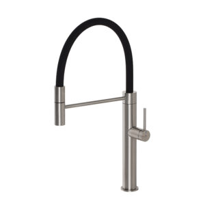 KITCHEN TAPS ROBINETTERIE DE CUISINE Lavabo Bataryası Brushed Stainless Steel