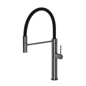 KITCHEN TAPS ROBINETTERIE DE CUISINE Lavabo Bataryası Brushed Titanium