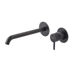 ROUND Tek Kollu Lavabo Bataryası Brushed Titanium