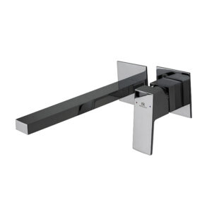 SQUARE Tek Kollu Lavabo Bataryası Titanium
