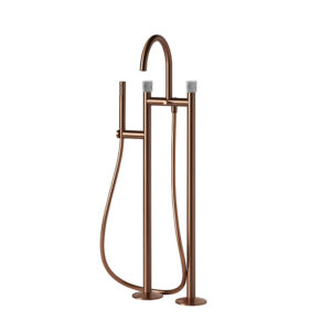 LIGNAGE Duş Bataryası Brushed Copper Carrara