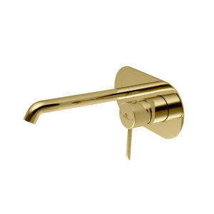 ROUND Tek Kollu Lavabo Bataryası Gold