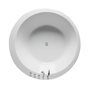 SOLEIL ROUND Küvet Yuvarlak Glossy White