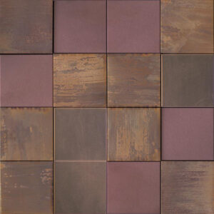 METAL BRONZE  3D CUBES