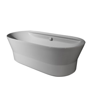 TONO Küvet 189x89 Glossy White Chrome