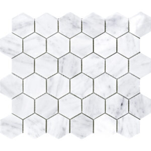 ESSENTIAL HEXAGON CARRARA PULIDO