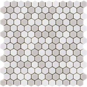 GLAZE HEXAGON BEIGES MATT