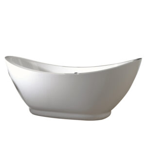 KOAN Küvet Oval 191x97 Glossy White Chrome