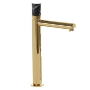 Skulpture Lavabo Bataryası Brushed Gold