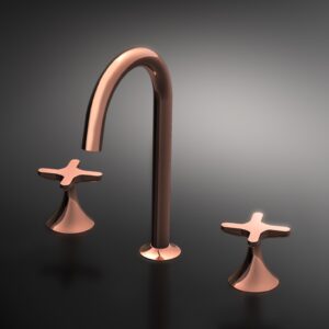 Bloom Lavabo Bataryası Brushed Gold