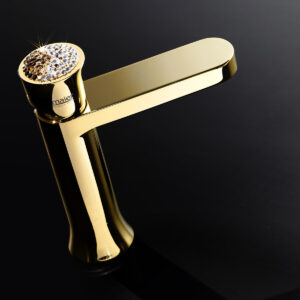 Muse Diamond Lavabo Bataryası Gold